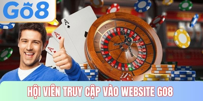 Hội viên truy cập vào nền tảng website chính thức